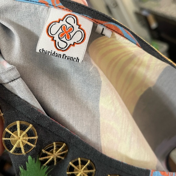 Sheridan French Colorful zebra  Maxi Dress - Picture 3 of 10